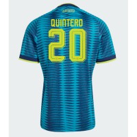 Kolumbia Juan Fernando Quintero #20 Vonkajší futbalový dres MS 2026 Krátky Rukáv